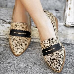 Sole Society Jessica Cheetah Animal Print Loafer Flats 6.5